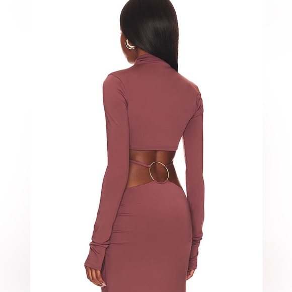 NWT Not Yours To Keep Julia Crop Top & Maxi Skirt Medium NYTK Skirt Set Revolve - Picture 4 of 10